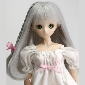 娃娃眼珠 Parabox point tail long hair gray