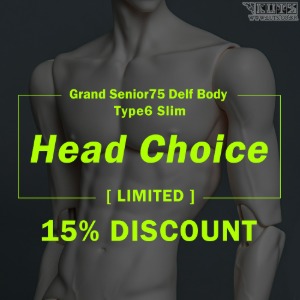 娃娃 Grand Senior75 Delf  Type6 15% OFF Limited Head Choice